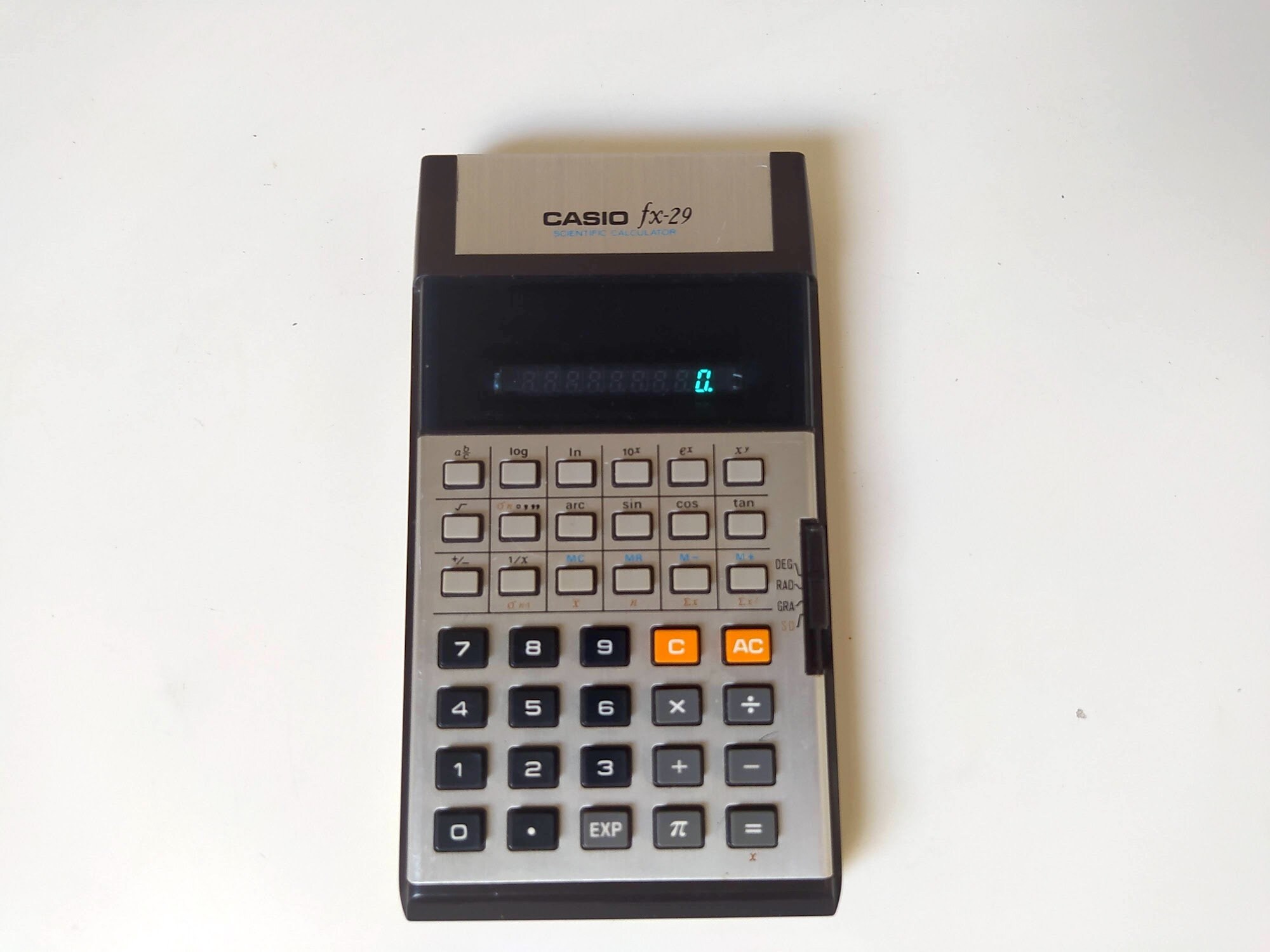 CASIO fx29 Scientific Calculator / Vintage Casio Calculator / Etsy