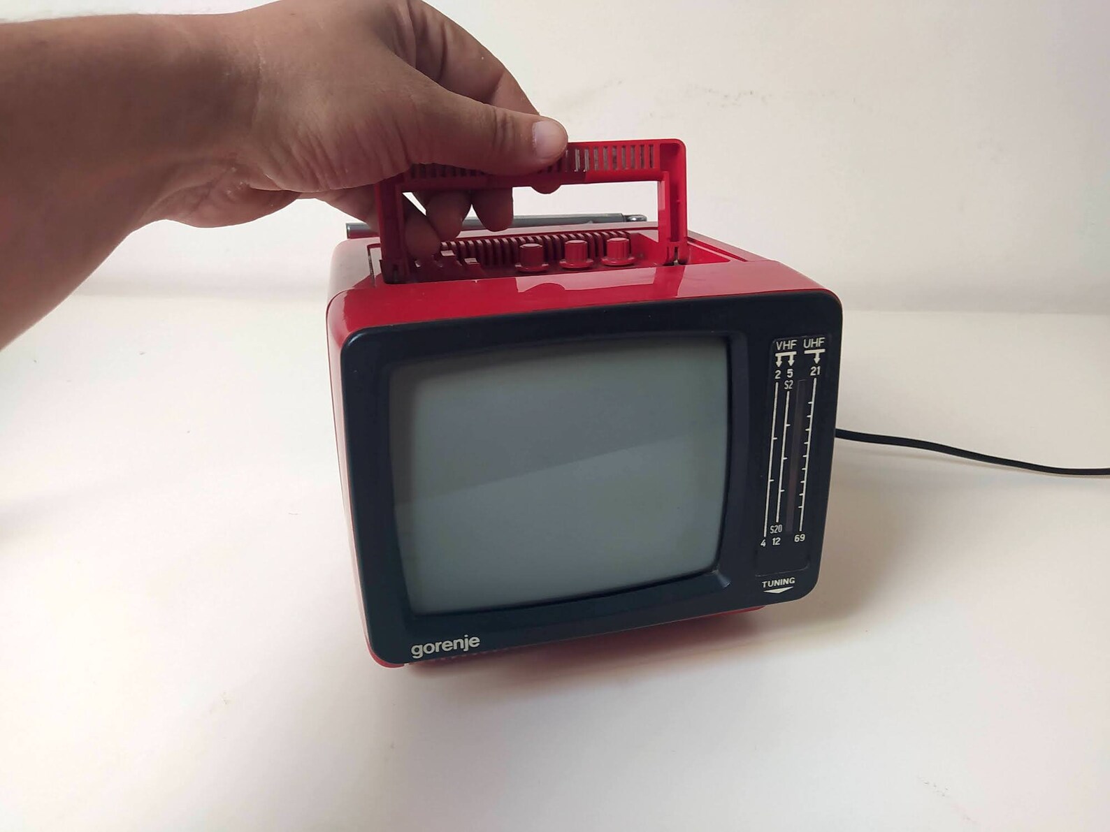 UNITRA VELA 203 Television CRT Vintage OTV 5400 Yugoslavia