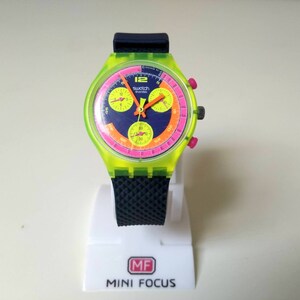 Vintage 1992 Swatch Grand Prix SCJ101 Pradè Fluorescent | Etsy France