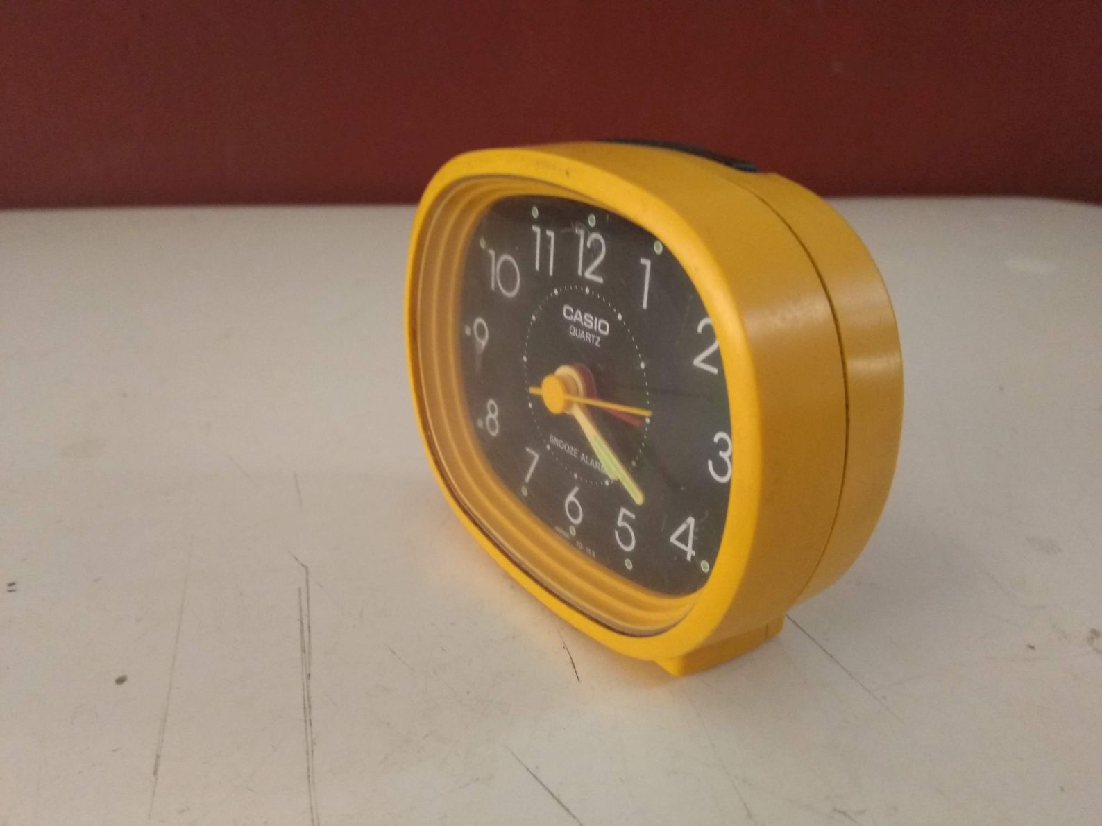 Vintage Casio Alarm Clock / Casio Quartz Snooze Alarm TQ153 / Etsy