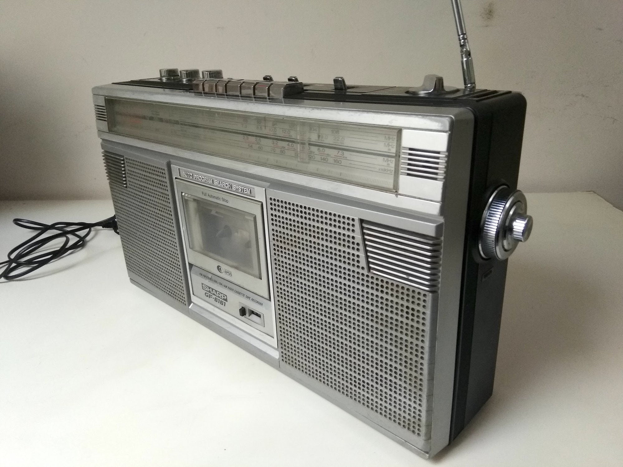 SHARP GF-6161 Boombox / 80s Radio Cassette Player/ Japan | Etsy