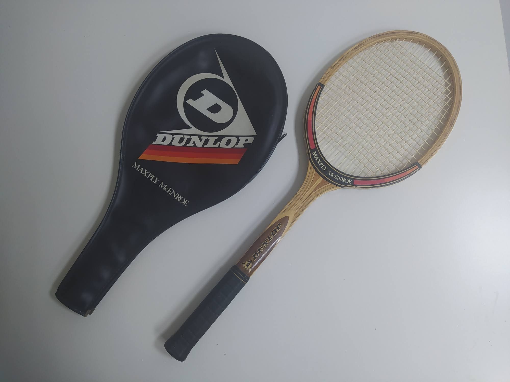 nogmaals Wordt erger Handelsmerk Dunlop Maxply Mcenroe Tenis Racquet / Vintage Wood Tennis - Etsy