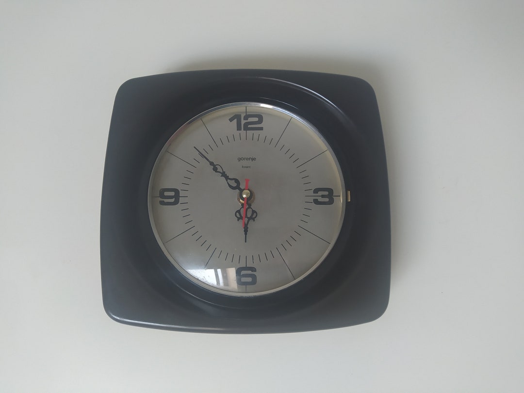 Vintage Gorenje Wall Clock Etsy