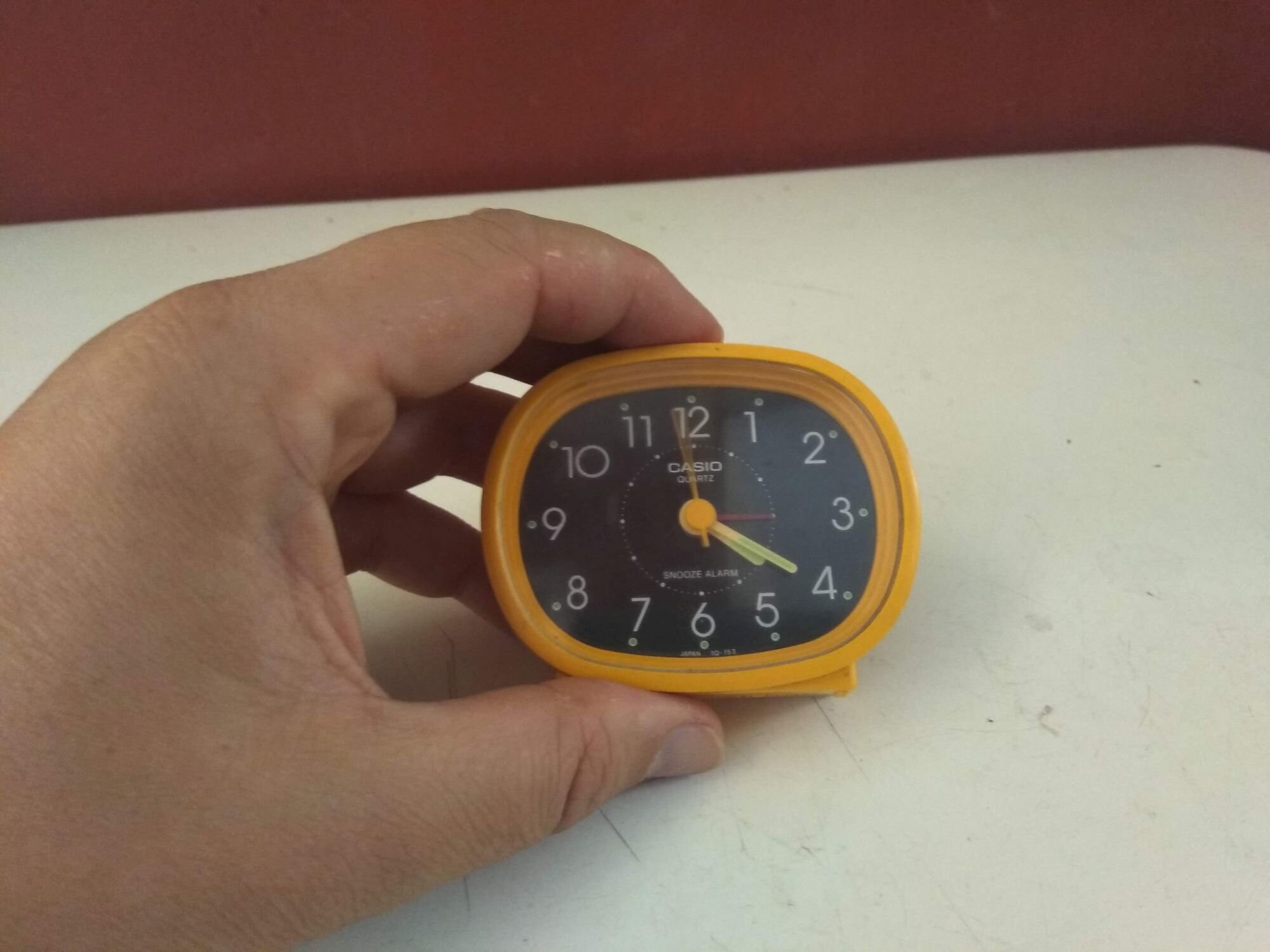 Vintage Casio Alarm Clock / Casio Quartz Snooze Alarm TQ153 / Etsy