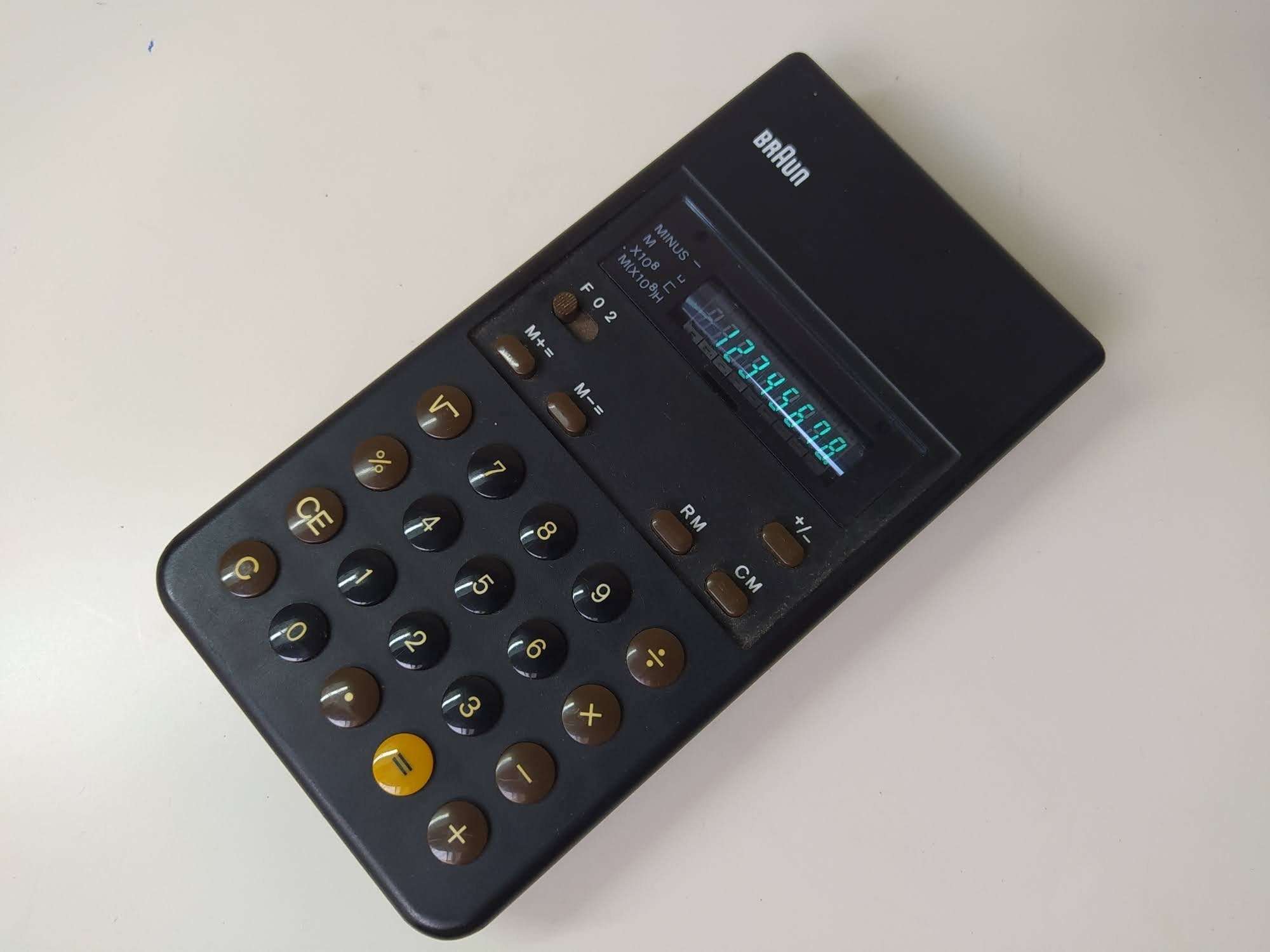 Braun ET 22 Calculator / Vintage 70s Calculator / Dieter Rams - Etsy Israel