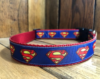 Super dog collar/ 1” wide/ adjustable