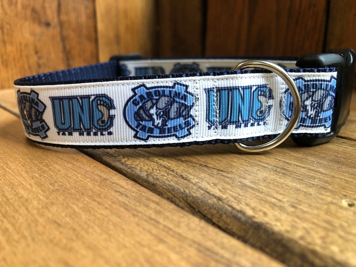 UNC/North Carolina dog collar/ Tar Heels inspired dog Etsy