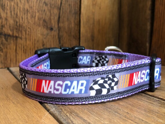 NASCAR Adjustable Dog Collar/1” wide/racing