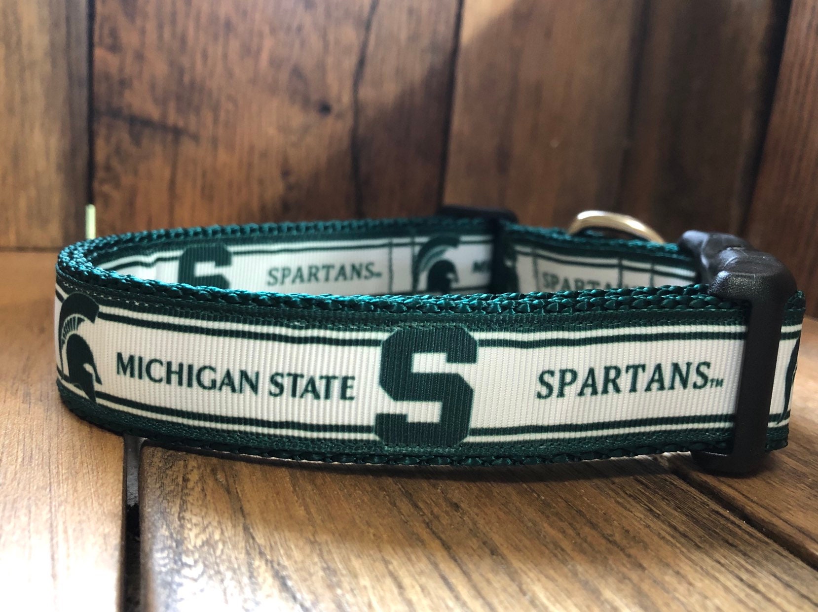 MICHIGAN STATE inspired dog collar/Spartans/NCAA Etsy