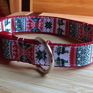 CHRISTMAS SWEATER Adjustable Dog Collar