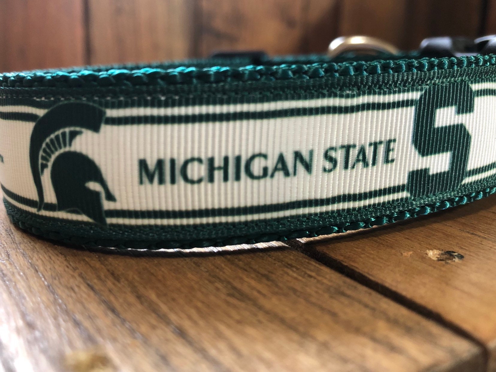 MICHIGAN STATE inspired dog collar/Spartans/NCAA Etsy