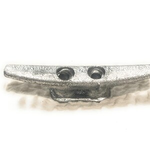 Cornamusa de muelle de 6 pulgadas, de alto brillo, para playa, decoración náutica, cornamusas para barco