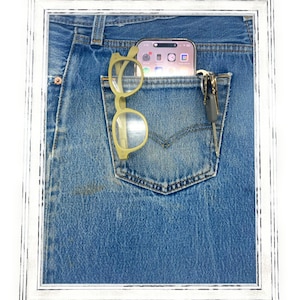 CHEEKY POCKET HOLDER Levi  Jean cell phone, Eye Glasses, Car keys #13