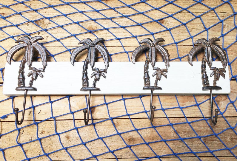 Palm Tree Coat Rack beach Towel Hat Purse You Name It Etsy