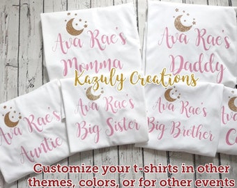 Customizable Little Star T-Shirts: Baby Shower, Gender Reveal