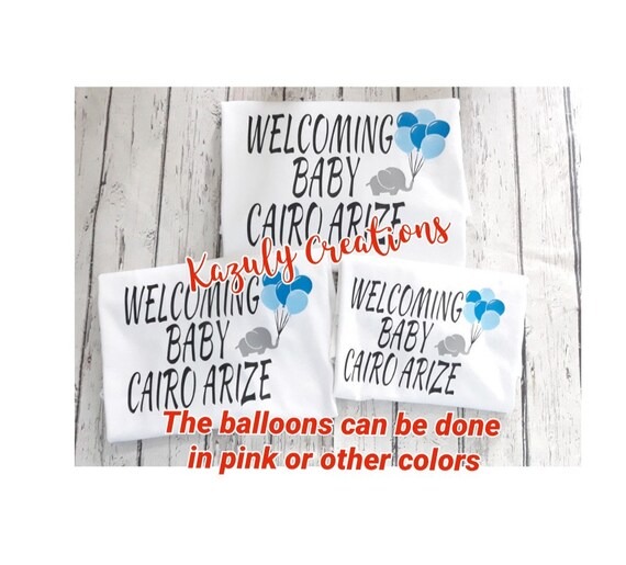 Customized baby shower tshirts personalized baby shower tees Etsy