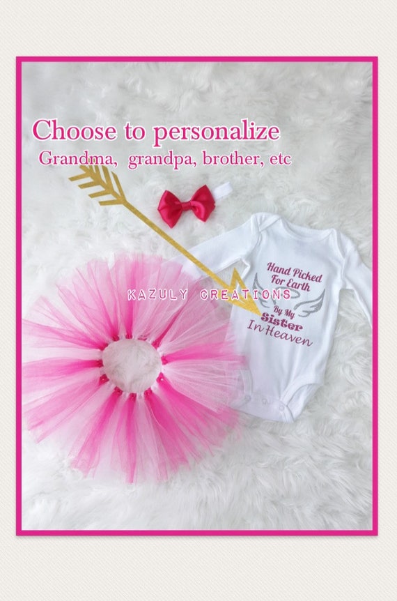 Hand Picked For Earth By My Sister In Heaven Hand Picked For Etsy