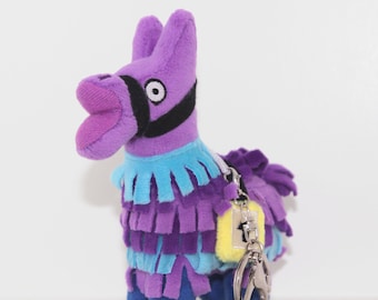 Fortnite Plush Etsy - 6 llama plush toy keychain backpack charm collectible supply loot llama alpaca troll stash fort night