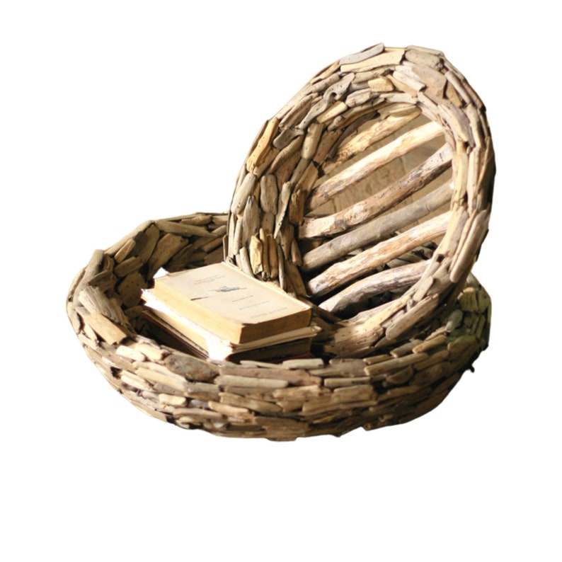 Set Of Two Large Driftwood Bowls