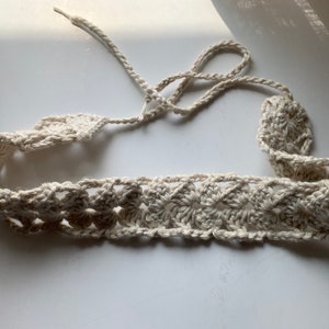 bohemian headband, crochet headband