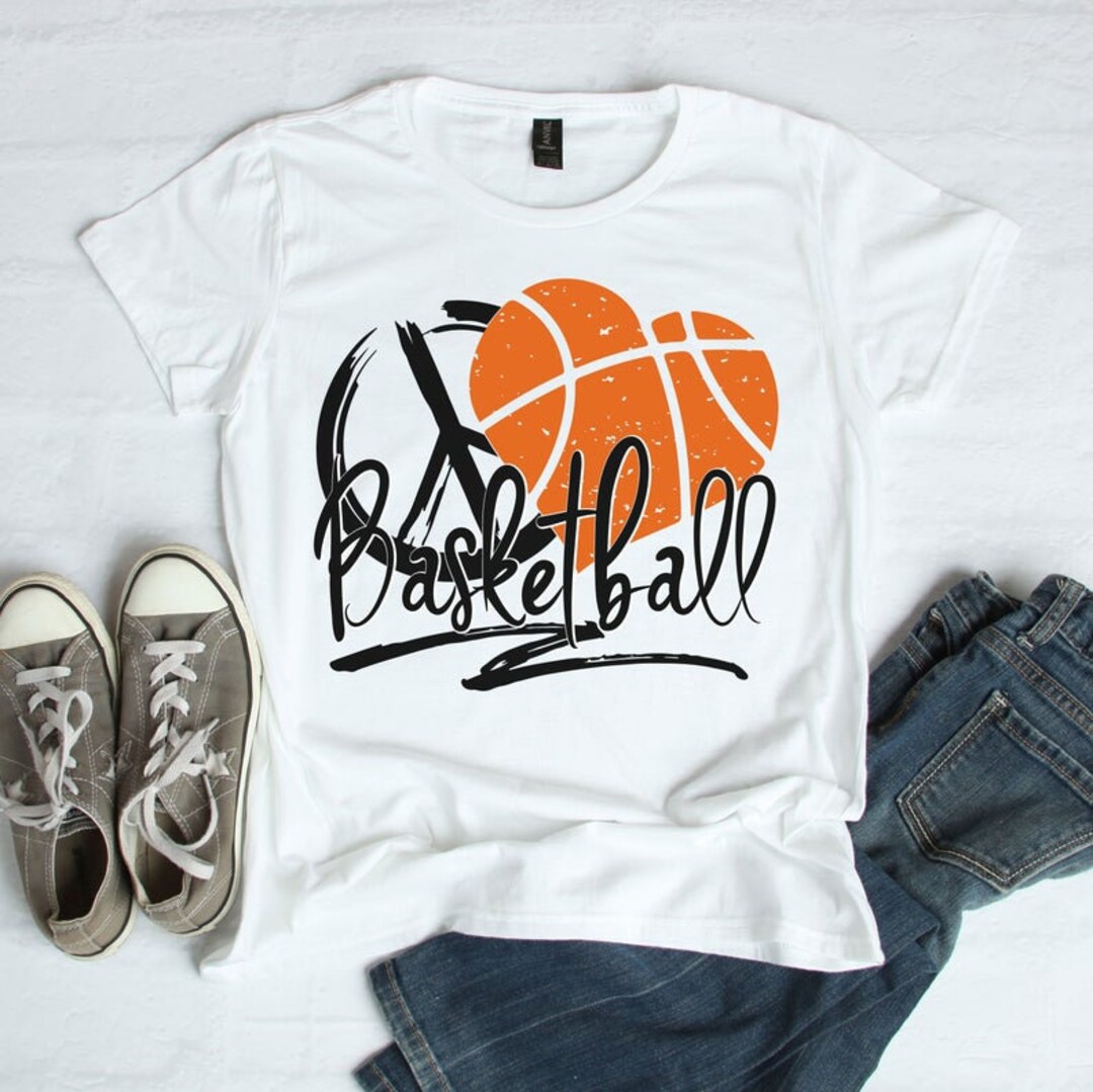 Basketball Shirt,peace Love Basketball Shirt,shirt With Basketball