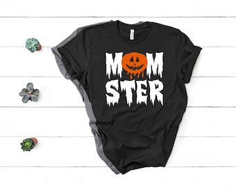 Momster Shirt,Halloween Mom Shirt,Halloween Shirt,Halloween Liebhaber Shirt,Shirt für Halloween,Halloween Shirt für Mama,Geschenk für Mama,Mama Shirt