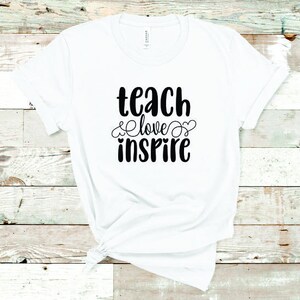 Teacher shirt,teacher love inspire,school teacher,shirt for teacher,gift for teacher,cute teacher shirt,teacher appreciation,teacher gift