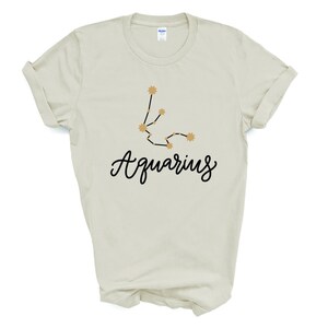 Aquarius Shirt,Zodiac Sign shirt,January Zodiac Sign,February Zodiac Sign,Aquarius Constellation,Aquarius Girl,Gift for Aquarius,Astronomy