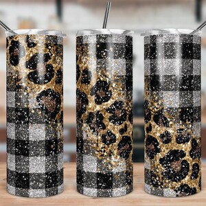 White Buffalo tumbler,leopard print tumbler,personalized tumbler,plaid tumbler,skinny tumbler,custom drinkware,gift for her,cute tumbler