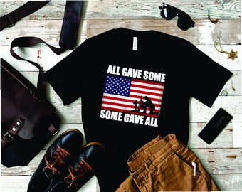 Camiseta del Día de los Caídos, camisa para el Día de los Caídos, Camisa patriótica, Recordar a los caídos, Gracias por su servicio, honor veterano, todo dio algo de camisa