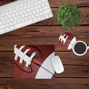 Mouse Pad and Coaster Set,Football desk set,desk set,desk decor,mouse pad,car,football,ball,sports,mousepad,coaster,sports desk set,bird