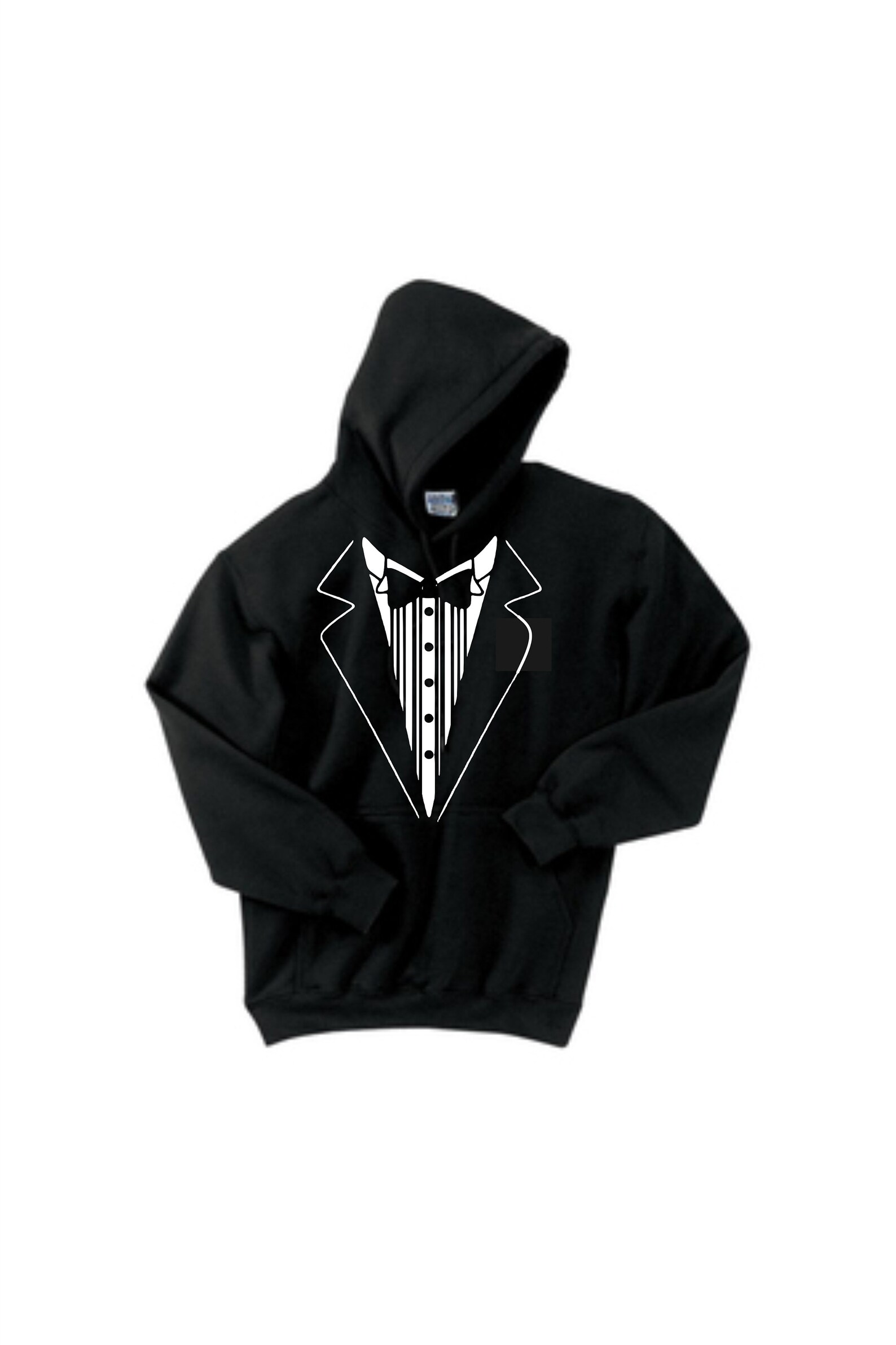 Tuxedo Shirt tuxedo hoodietuxedo sweatshirtinformal | Etsy