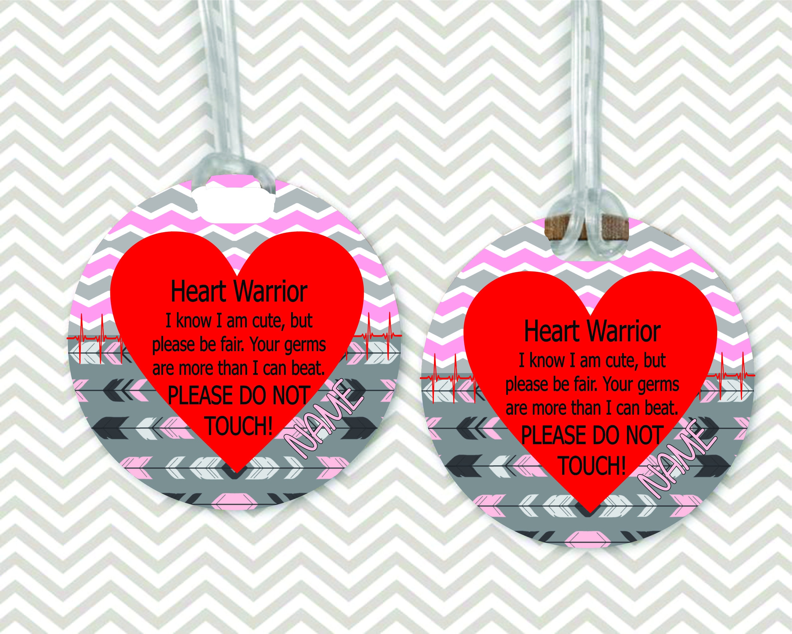 Cartello per seggiolino auto Heart Warrior, etichetta Non toccare il bambino, accessorio per passeggino - Italia