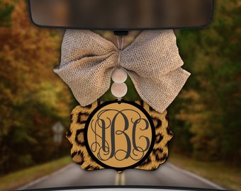 Leopard Auto Charm,Monogramm Auto Charm,Gepard Auto Dekor,Auto Charm für Rückspiegel,AutoSpiegel Charm,Auto Dekor,Auto Accessoire,Geschenk für sie