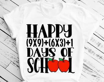 Happy 100 Days Of School Shirt,100th Day of School,Math Shirt,Math Teacher Shirt,Shirt for Math Teacher,Funny Math Shirt,100th School Day