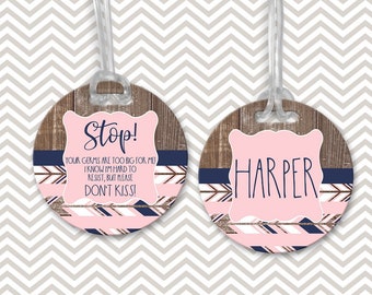 Stop your germs are too big for me,Don&#39;t touch the baby,Do not touch,carseat sign,Car seat,no germs.baby tag,baby shower gift,stroller tag