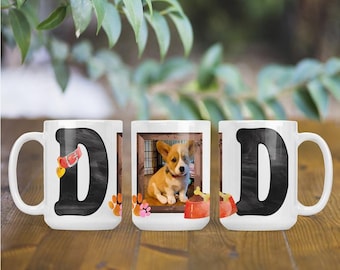 Dad Mug,dog mug,personalized dog mug,paw mug,paws,fur baby mug,dog dad,dogs,i love dogs,father's day gift,doggies, doggie mug,christmas gift
