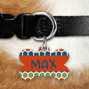 Aangepaste hond tag, huisdier ID tag, puppy tag, naam tag, schattige hond tag, gepersonaliseerde hond tag, hond ID tag, gepersonaliseerde bone dog tag, aangepaste huisdier ID tag,