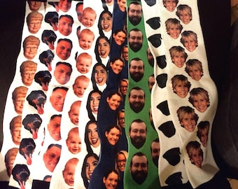 Custom Face Socks, Photo Gift, Personalized Socks
