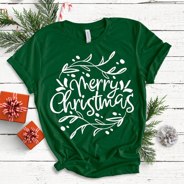 Weihnachten Shirt, fröhliche Weihnachten Shirt, fröhliche Weihnachten, süße Weihnachten Shirt, Shirt für Chirstmas, Shirt für Winter, Geschenk für sie, Shirt für Sie