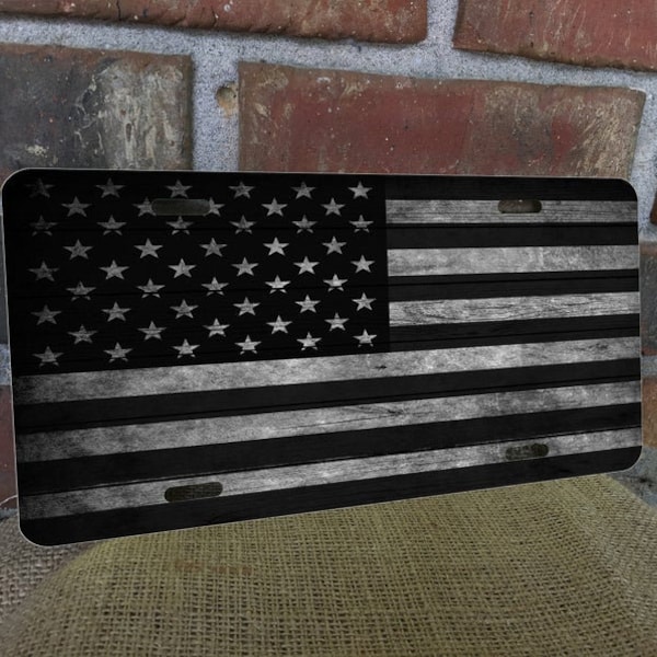 Buy Embossed American Flag License Plate Tag: Laser Etched Army Logo Online In India - Foto 3