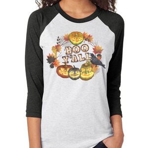 Boo Y'all Shirt,Halloween shirt,Boo shirt,Fall Shirt,Halloween,fall shirt,Pumpkin,Watercolor,wreath,fall,Boo,Y'all,Costume,Trick or Treat