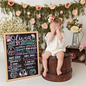 Custom Hand-Lettered Birthday Boards | Chalkboard Sign for Birthday Parties