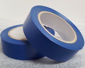 Niebieska taśma izolacyjna PVC, trudnopalna (1 1/4" x 50')