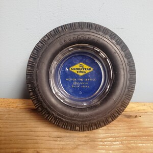 Good Year Banden Motor Tire Service Boise, Idaho Tire Ashtray Vintage Car Collectible