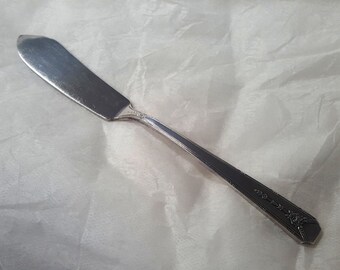 1940 Vintage Milady 1 Master Spreader Butter Spread Knife Silverplate Community Flatware Silverware