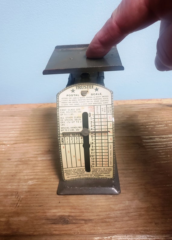 Vintage Trustee Postal Scale Made in USA Eastern Metalcraft CO