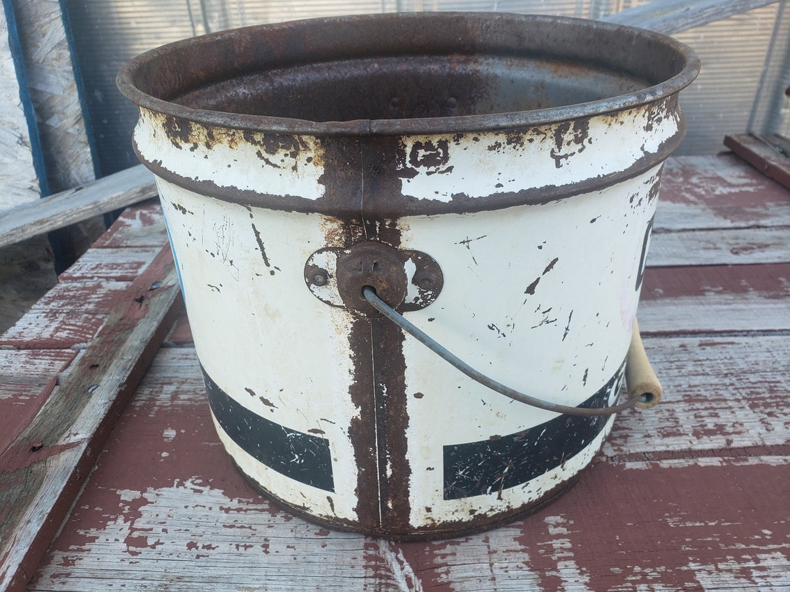 Vintage Tin COOP Grease Bucket COOP Grease Metal Pail Etsy UK