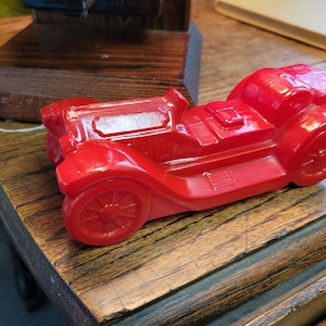 Vintage Avon Cologne / Aftershave Red Touring Car Hot Rod... Full