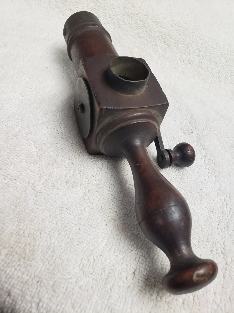 1800's RARE Victorian Wood Wooden Nutmeg Grater Grinder Etsy